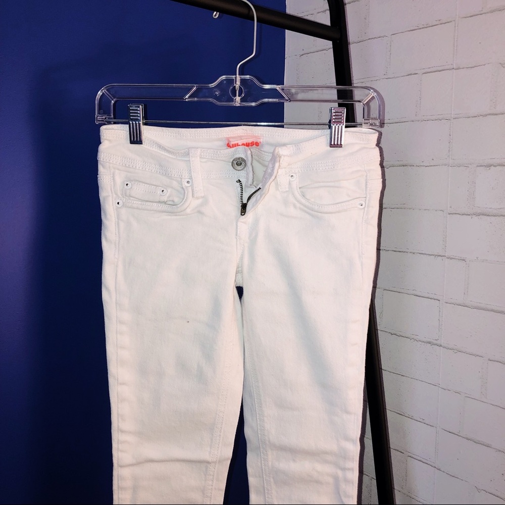 White jeans